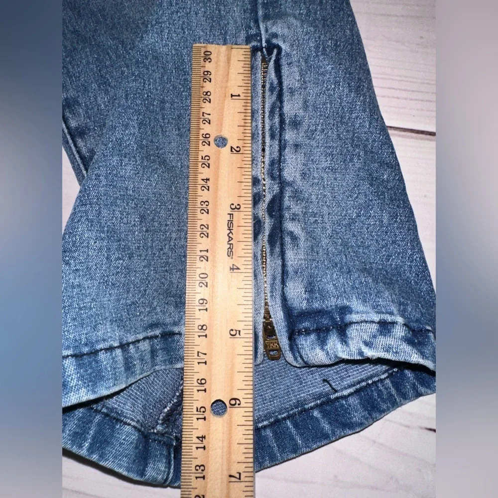 DG2 by Diane Gilman Moto Style Jeans Size 12P Retro Vintage Y2K Rare Unique 🔥🔥🔥